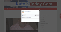 Desktop Screenshot of kutaisitoday.com
